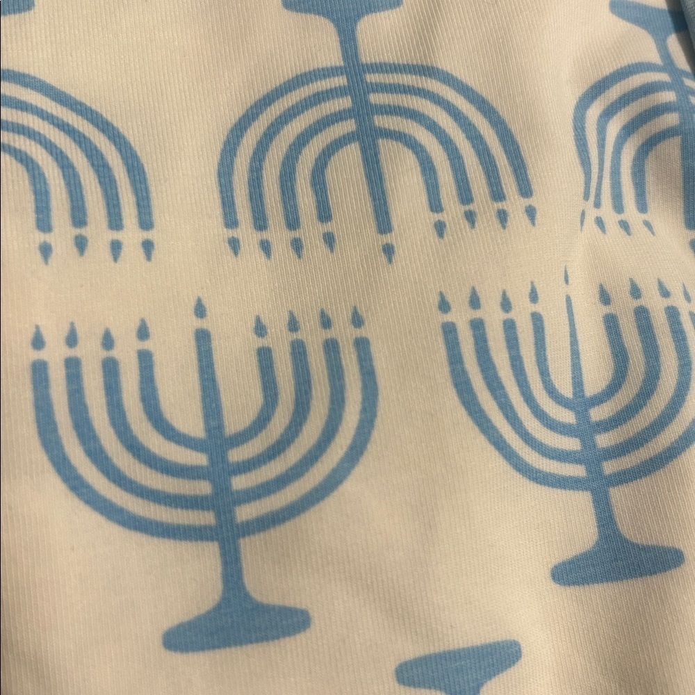 NEW Monica + Andy Light the Menorah Hanukkah Holidays pajamas 3-6 months - Picture 5 of 5